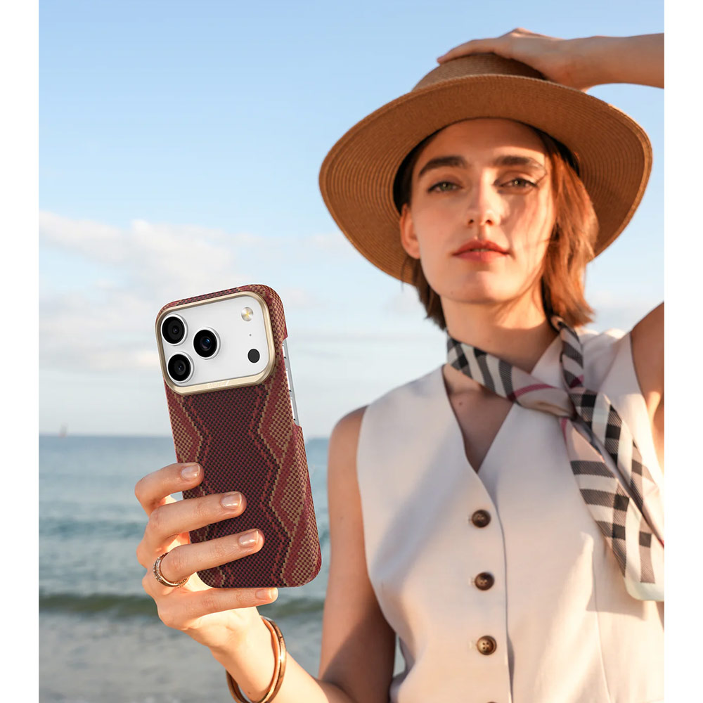 Picture of Apple iPhone 17 Pro 6.3 Case | Raptic Aramid Fibre Bionic Lightweight Ultra Slim Case with Magsafe for iPhone 17 Pro 6.3 (Snake)