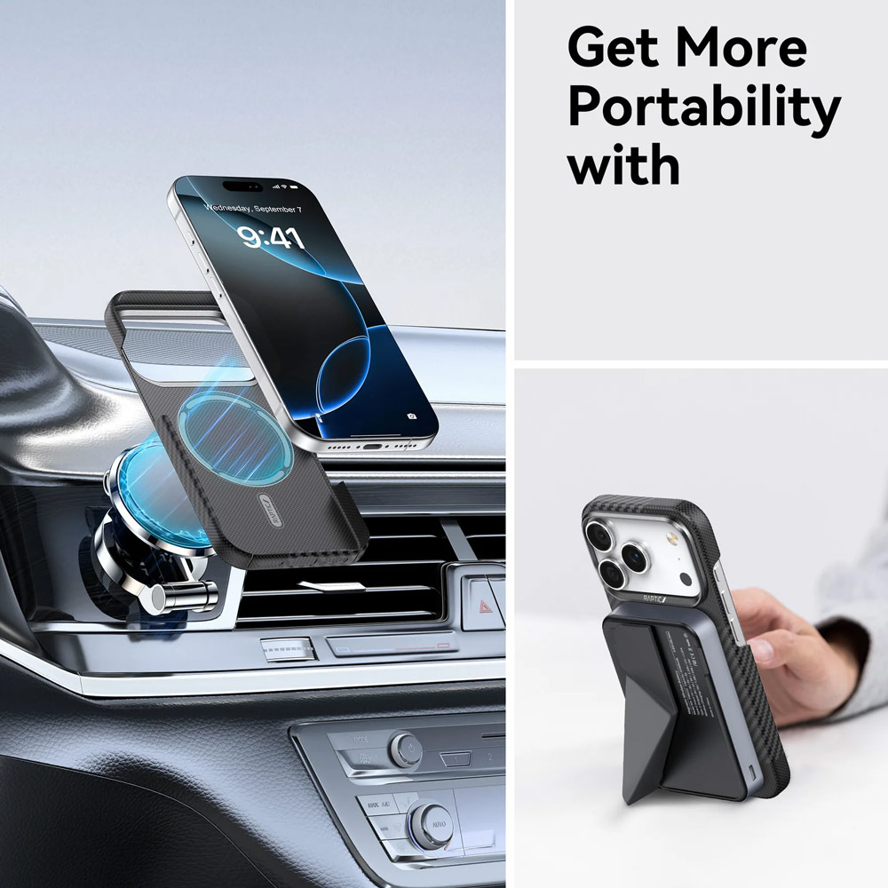 Picture of Apple iPhone 17 Pro Max 6.9 Case | Raptic Aramid Fiber Geotik MgSafe Magnetic Compatible Drop Protection Case for iPhone 17 Pro Max 6.9 (Mondrain)