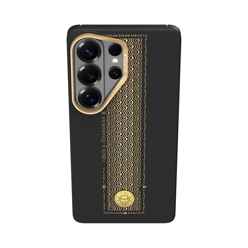 Picture of Samsung Galaxy S26 Ultra Case | Raptic Aramid Geotic Skin Magnetic Compatible Protection Case for Samsung Galaxy S26 Ultra (Fortune)