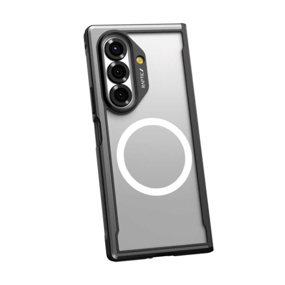 Picture of Samsung Galaxy Z Fold 7 Case | Raptic Galaxy Z Fold7 Shield Classic Magnetic Compatible Case for Galaxy Z Fold 7 (Black)