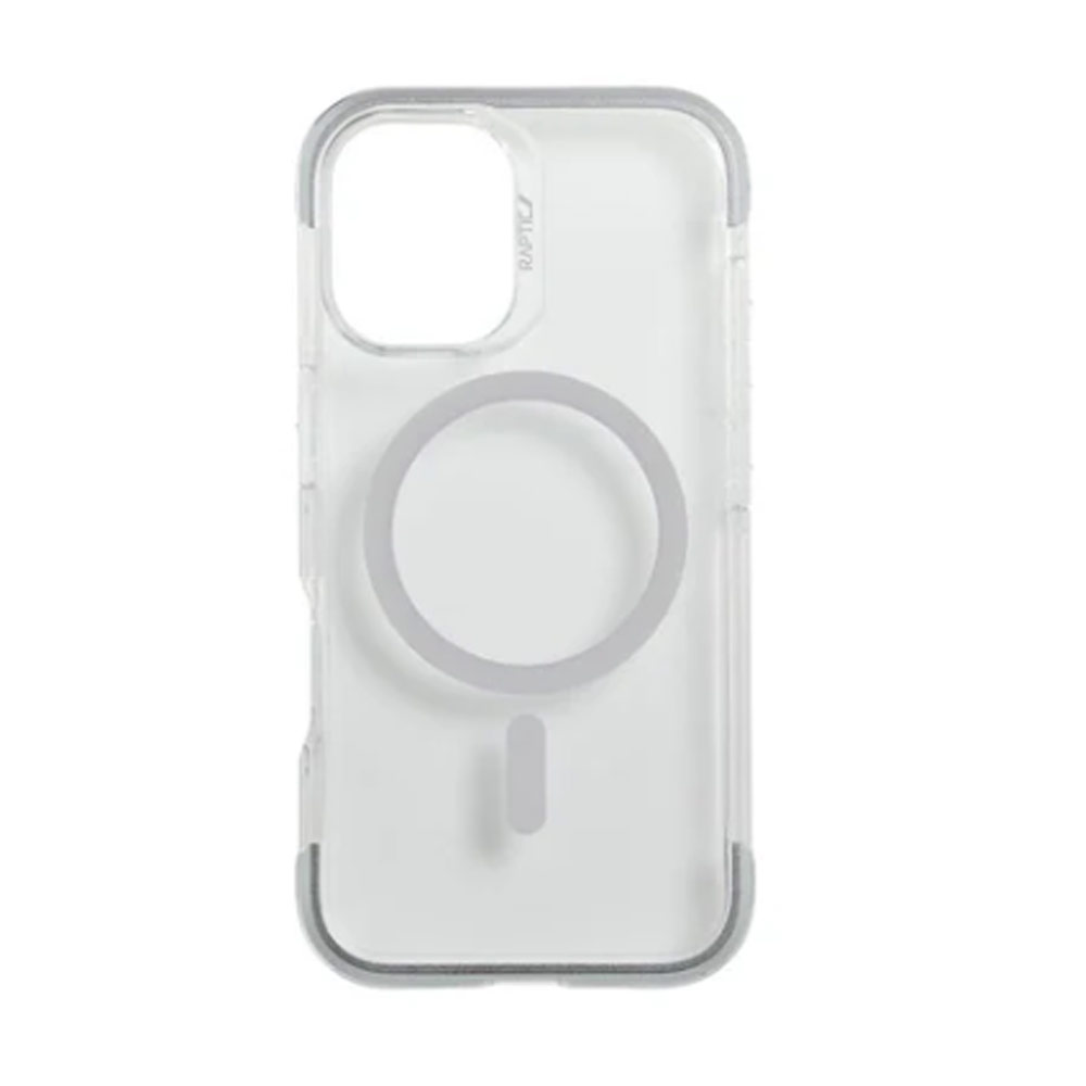 Picture of Apple iPhone 16 6.1 Case | Raptic Air MgSafe Magnetic Compatible Drop Protection Case for iPhone 16 6.1 (Silver)