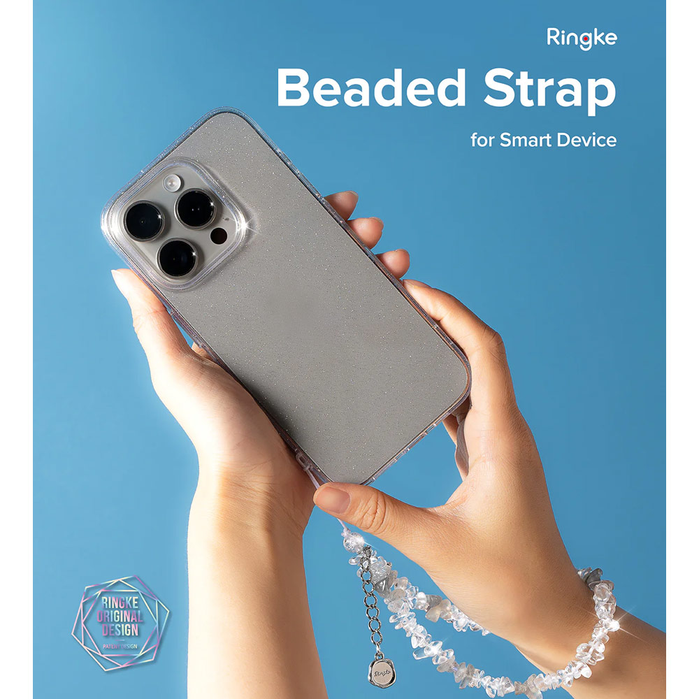 Picture of Ringke Beaded Strap Fashion Beaded Hanging Chain Phone Lanyard Wrist Strap (GEMSTONE MONOTONE)
