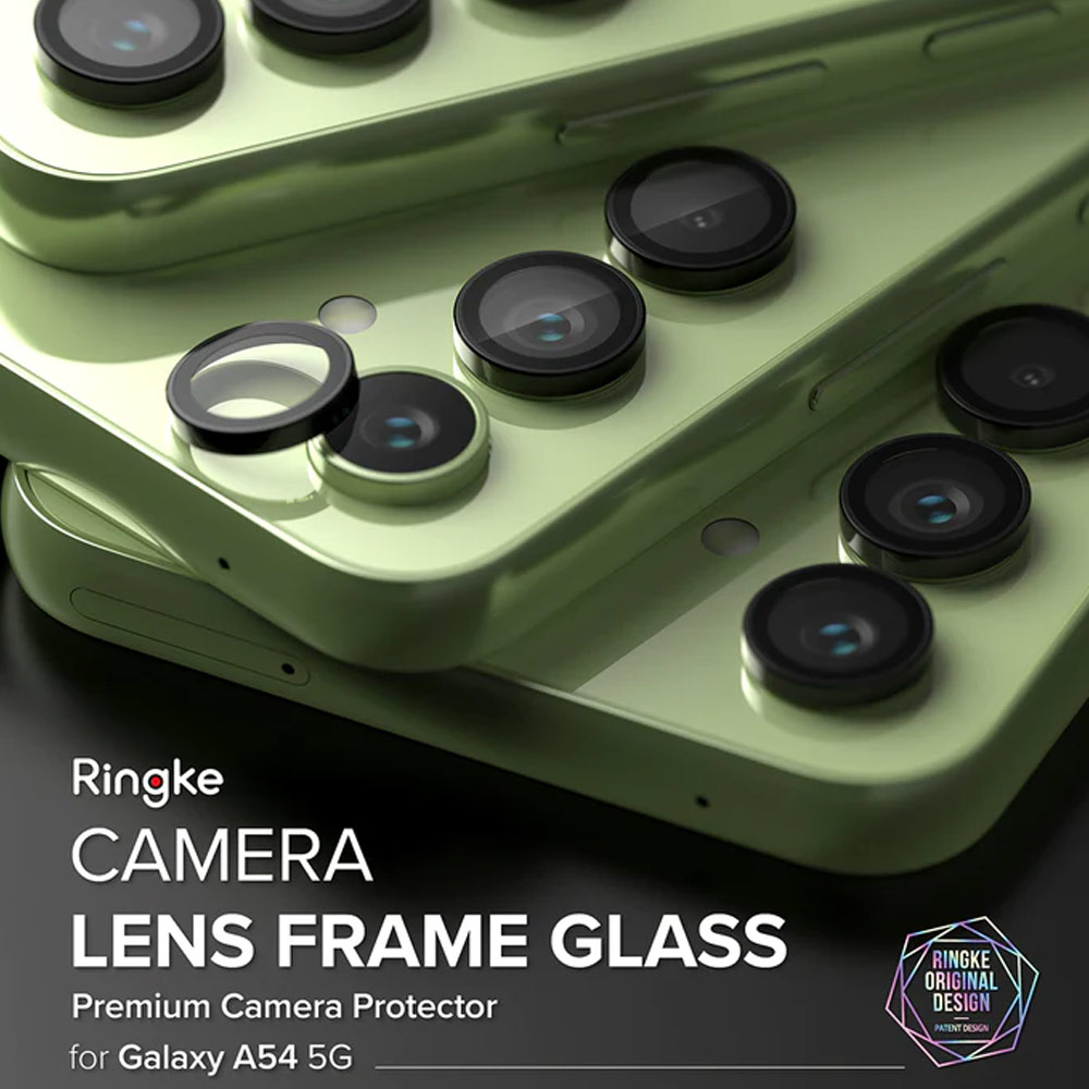 Picture of Samsung Galaxy A54 5G | Ringke Camera Lens Frame Glass for Samsung Galaxy A54 5G (Black)
