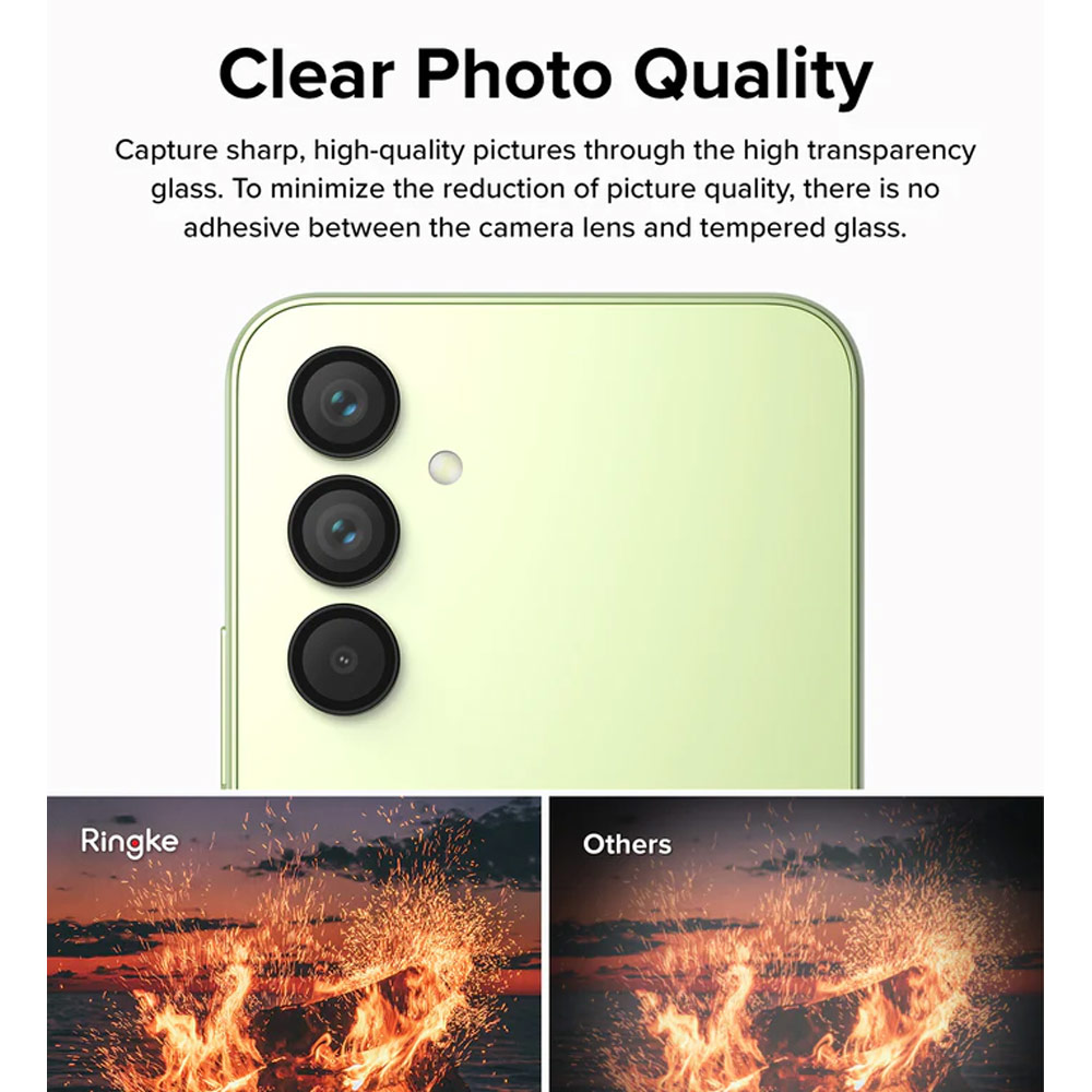 Picture of Samsung Galaxy A54 5G | Ringke Camera Lens Frame Glass for Samsung Galaxy A54 5G (Black)