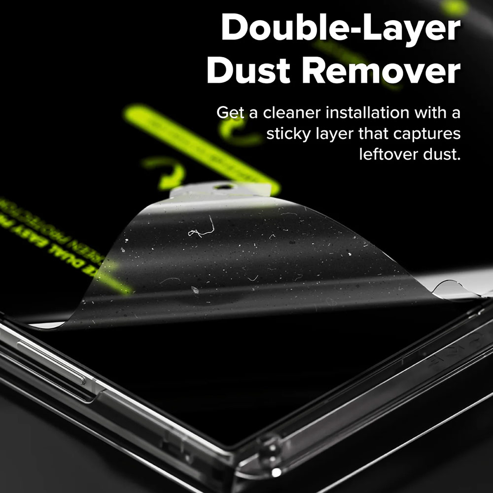 Picture of Samsung Galaxy Z Fold 7 Screen Protector | Ringke Screen Protector Dual Easy Film Interior Screen Protector for Samsung Galaxy Z Fold 7 (2pcs Pack)