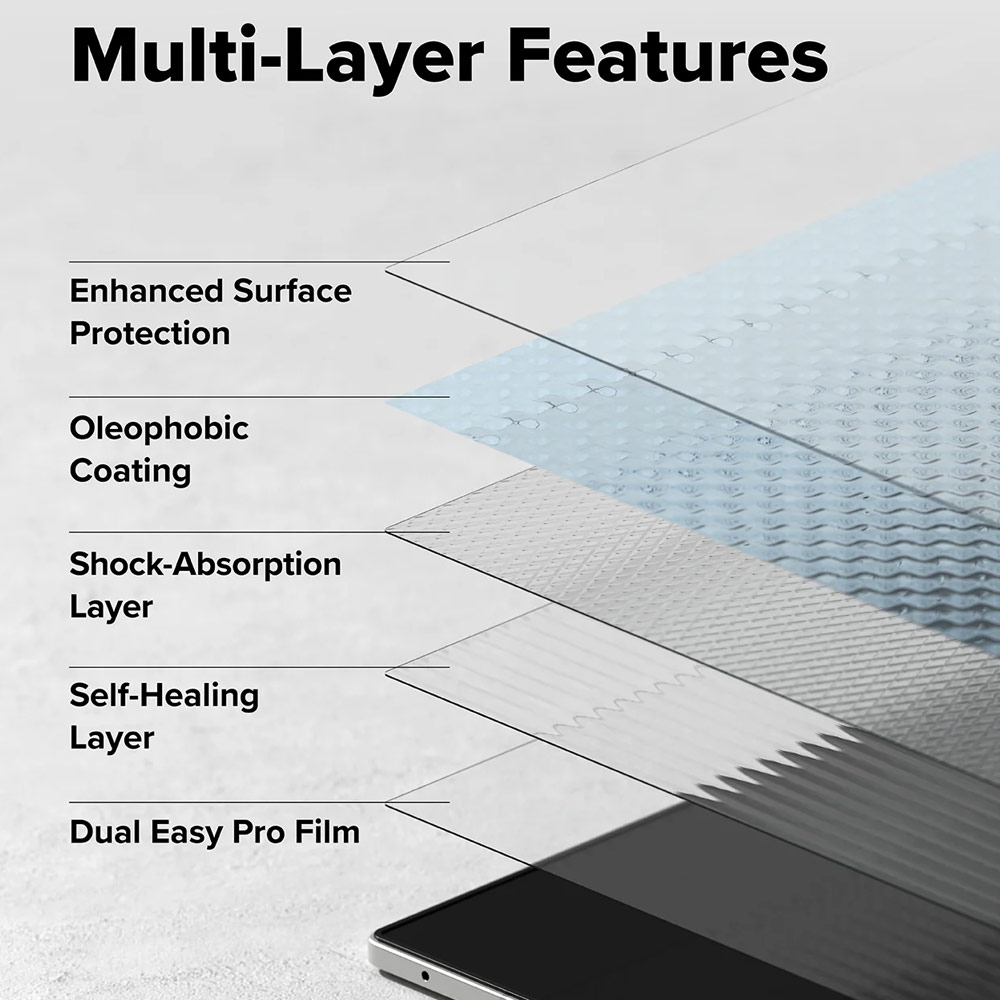 Picture of Samsung Galaxy Z Fold 7 Screen Protector | Ringke Screen Protector Dual Easy Film Interior Screen Protector for Samsung Galaxy Z Fold 7 (2pcs Pack)