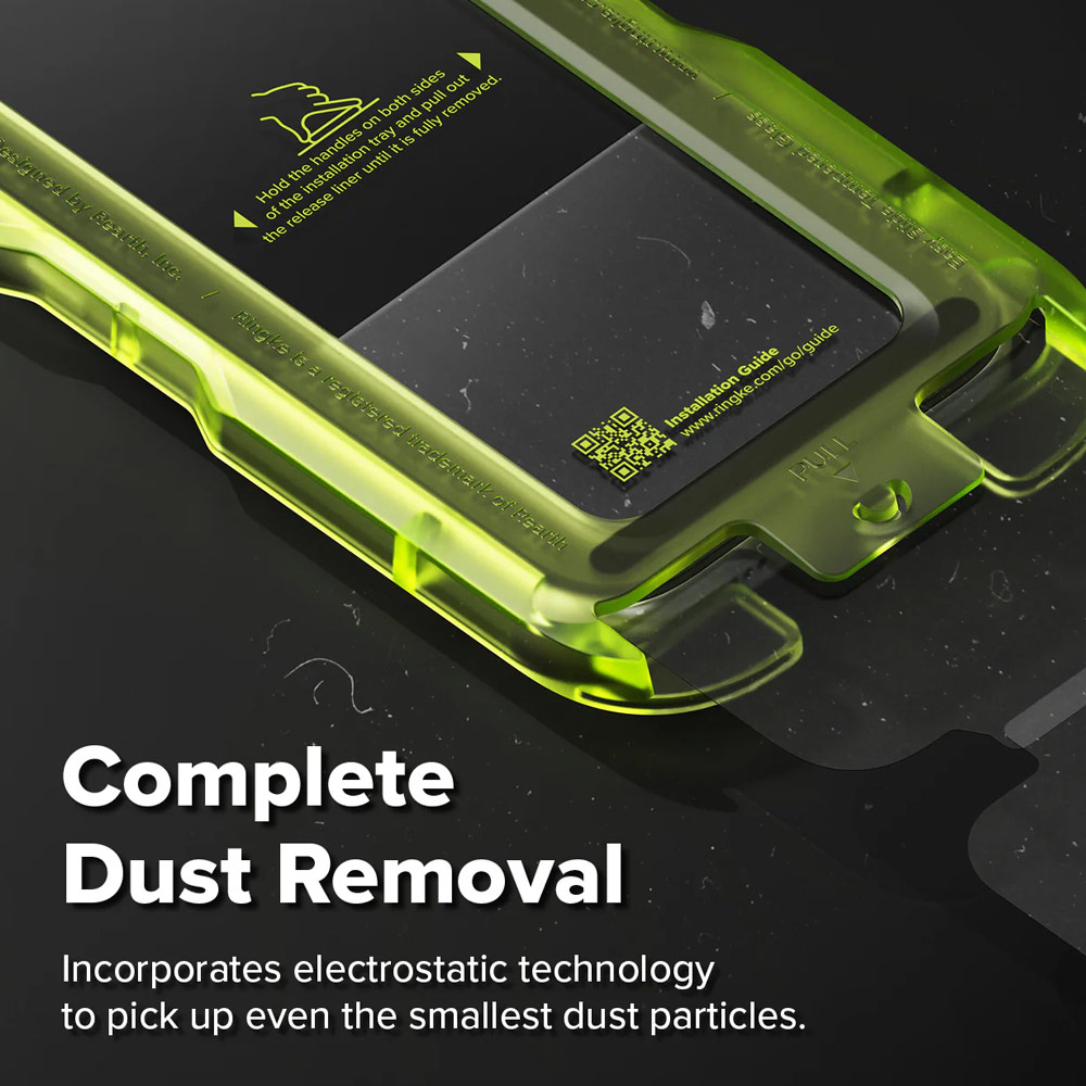 Picture of Apple iPhone 17 6.3 Screen Protector | Ringke Easy Slide Tempered Glass Screen Protector for iPhone 17 6.3  (Clear) 2pcs