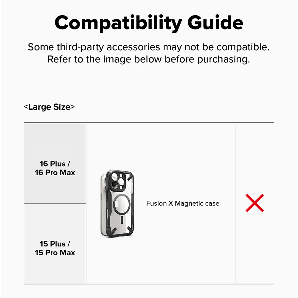 Picture of Apple iPhone 15 Plus 6.7  | Ringke Folio Wallet Magnetic Flip Cover Card Holder for iPhone 16 Pro Max iPhone 16 Plus (Black)