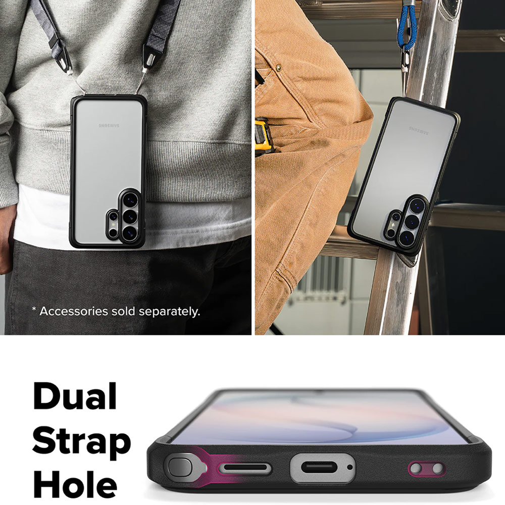 Picture of Samsung Galaxy S26 Ultra Case | Ringke Fusion Bold Transparent Protection Case for Samsung Galaxy S26 Ultra (Black)