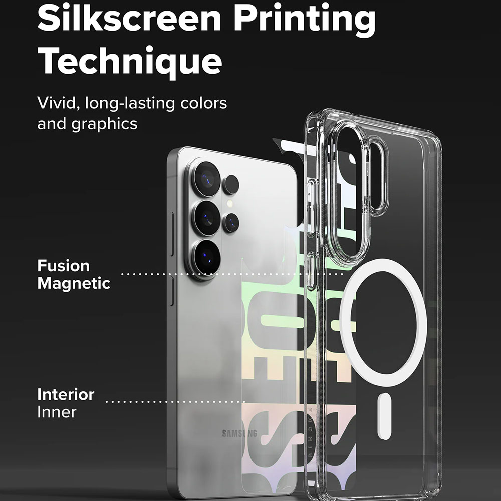 Picture of Samsung Galaxy S26 Ultra Case | Ringke Fusion Design Magnetic Transparent Protection Case for Samsung Galaxy S26 Ultra (Seoul)