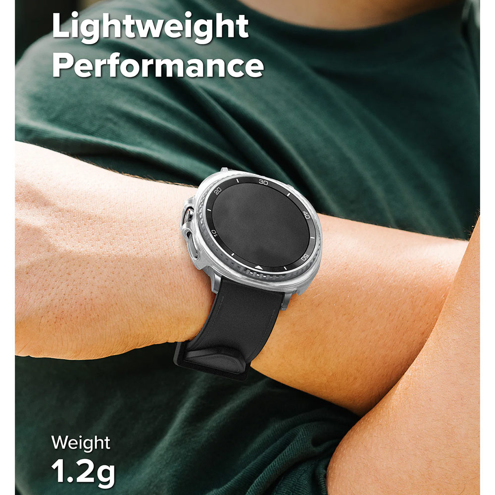 Picture of Samsung Galaxy Watch 8 Classic 46mm Case | Ringke Slim Protection Case for Samsung Galaxy Watch 8 Classic 46mm (Clear Matte Black)