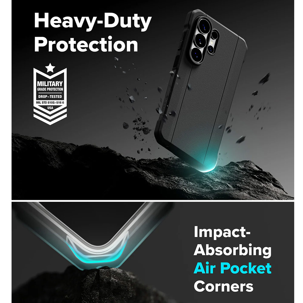 Picture of Samsung Galaxy S26 Ultra Case | Ringke Onyx Alpha Magnetic Drop Protection Case for Samsung Galaxy S26 Ultra (Black)