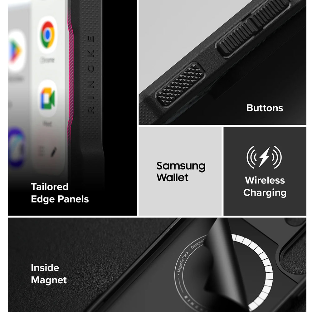 Picture of Samsung Galaxy S26 Ultra Case | Ringke Onyx Alpha Magnetic Drop Protection Case for Samsung Galaxy S26 Ultra (Camo Black)