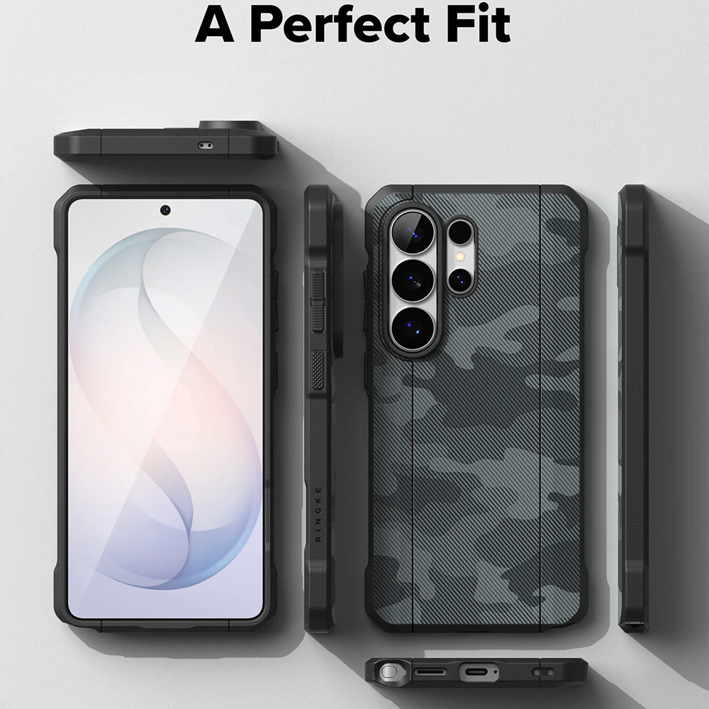 Picture of Samsung Galaxy S26 Ultra Case | Ringke Onyx Alpha Drop Protection Case for Samsung Galaxy S26 Ultra (Camo Black)