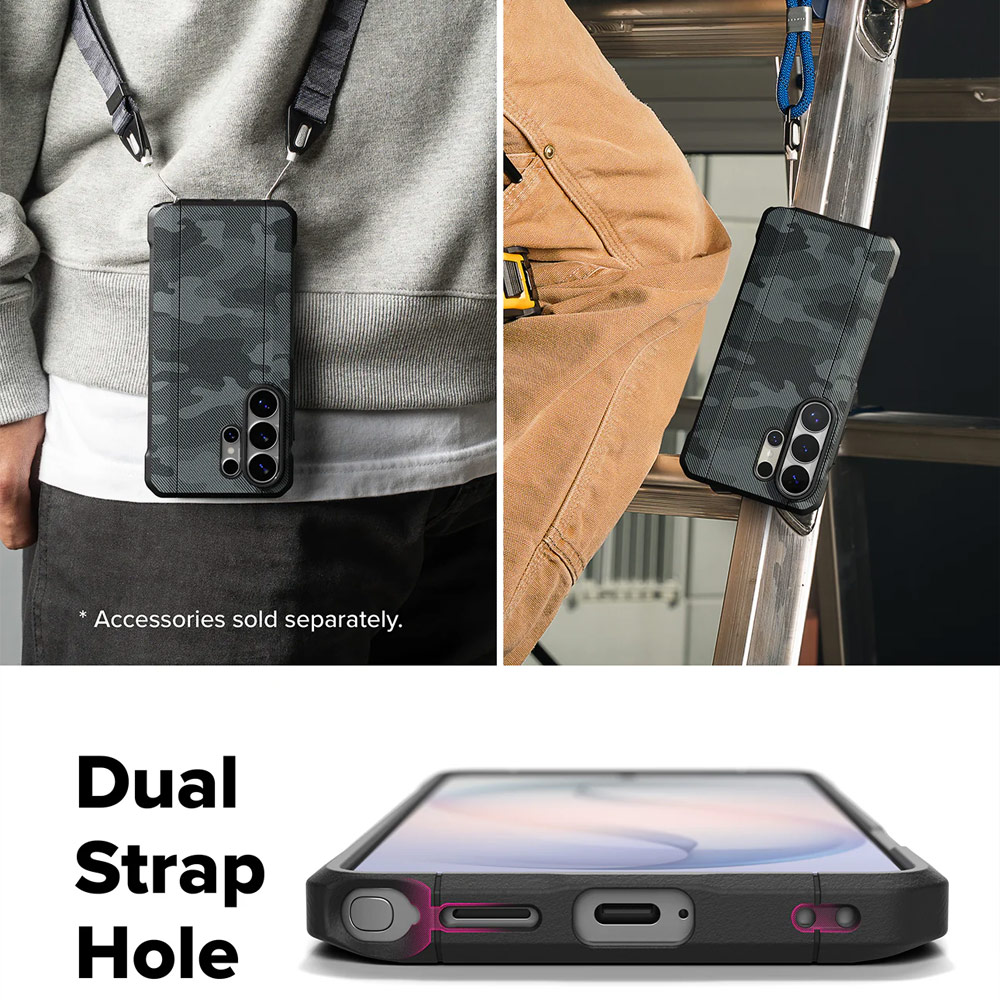 Picture of Samsung Galaxy S26 Ultra Case | Ringke Onyx Alpha Drop Protection Case for Samsung Galaxy S26 Ultra (Camo Black)