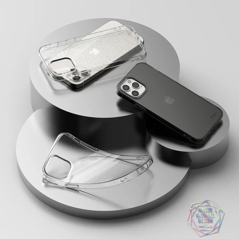 Picture of Apple iPhone 12 Pro Max 6.7 Case | Ringke Air Protection Case for Apple iPhone 12 Pro Max 6.7 (Smoke Black)