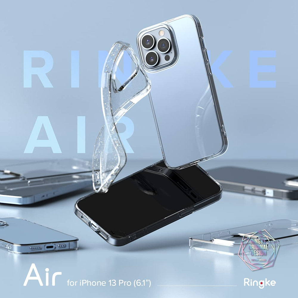 Picture of Apple iPhone 13 Pro 6.1 Case | Ringke Air Soft TPU Protection Case for Apple iPhone 13 Pro 6.1 (Clear)