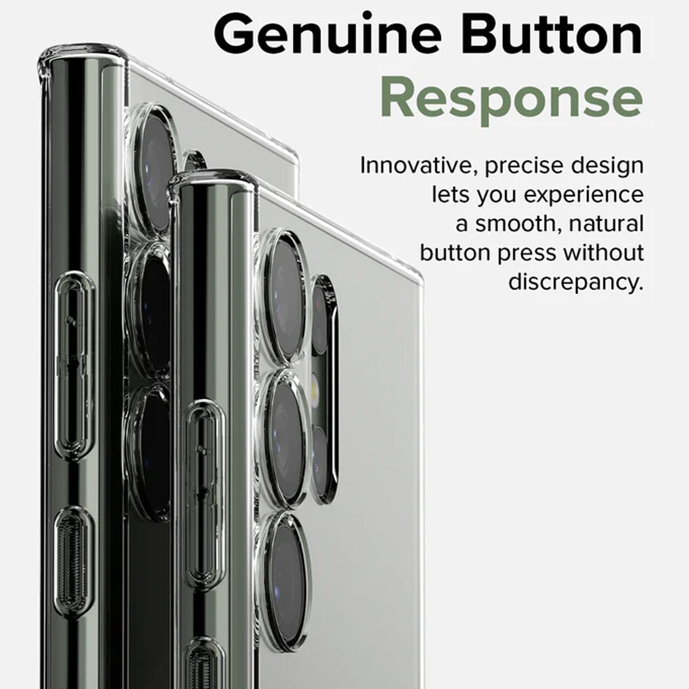 Picture of Samsung Galaxy S23 Ultra Case | Ringke Air Slim and Lightweight Transparent Soft TPU Case for Samsung Galaxy S23 Ultra (Clear)