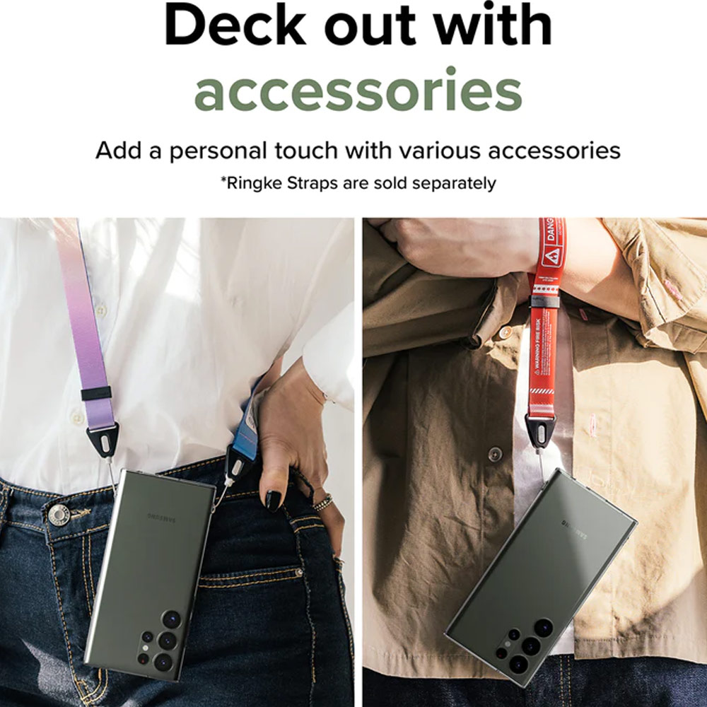 Picture of Samsung Galaxy S23 Ultra Case | Ringke Air Slim and Lightweight Transparent Soft TPU Case for Samsung Galaxy S23 Ultra (Clear)