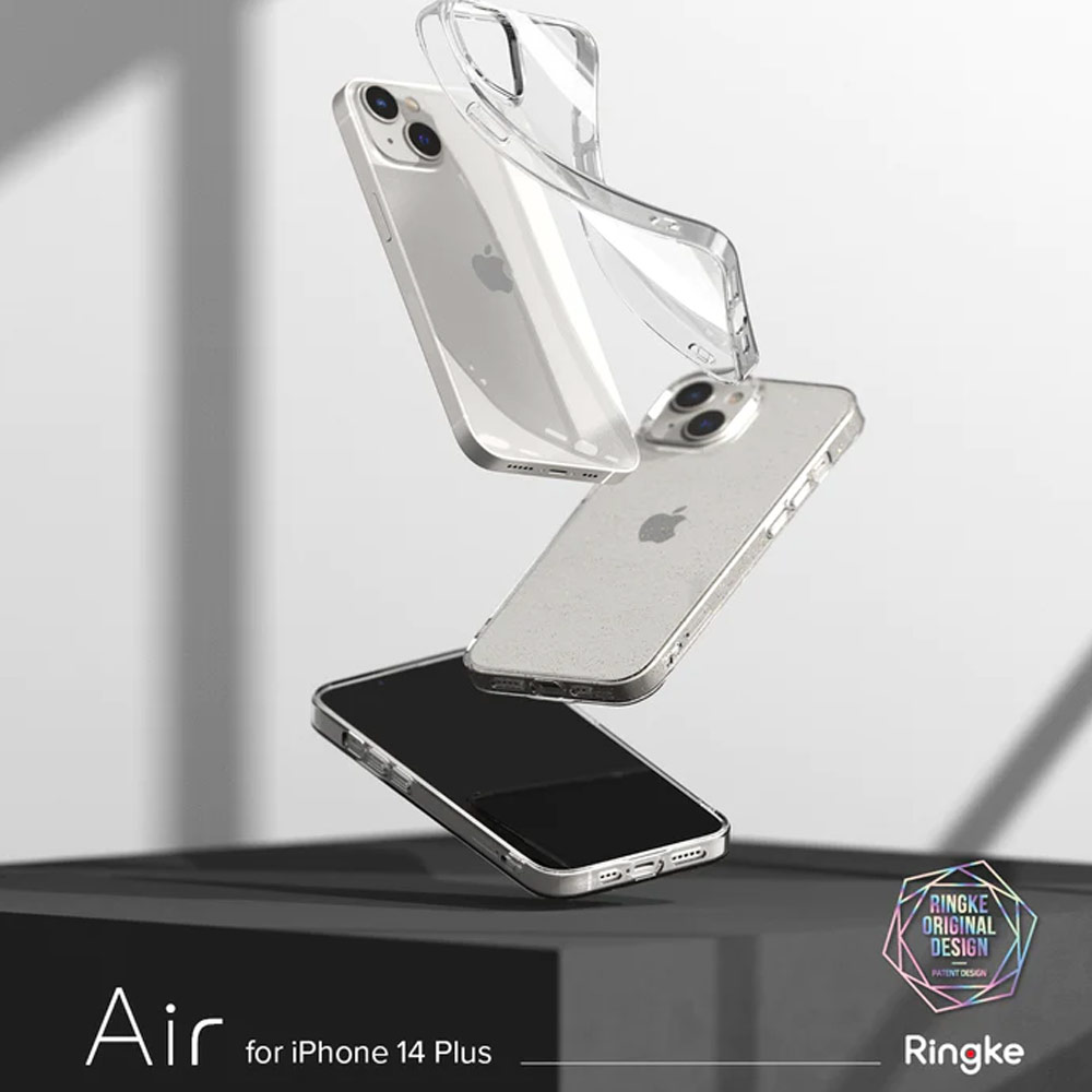 Picture of Apple iPhone 14 Plus 6.7 Case | Ringke Air Slim Thin Soft TPU Case for Apple iPhone 14 Plus 6.7 (Clear)