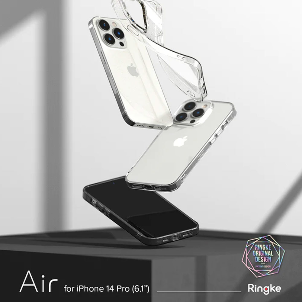 Picture of Apple iPhone 14 Pro 6.1 Case | Ringke Air Slim Thin Soft TPU Case for Apple iPhone 14 Pro 6.1 (Clear)