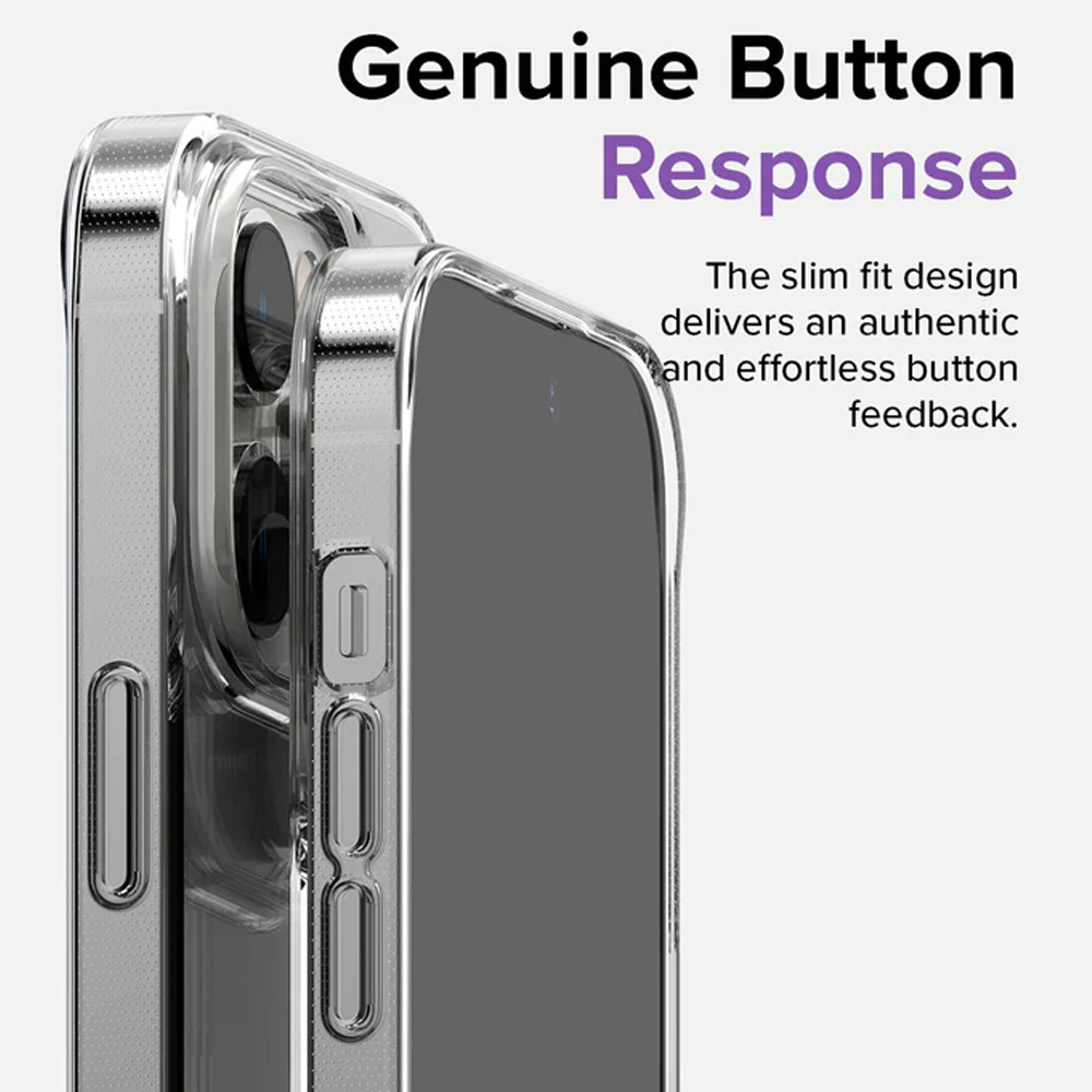 Picture of Apple iPhone 14 Pro 6.1 Case | Ringke Air Slim Thin Soft TPU Case for Apple iPhone 14 Pro 6.1 (Clear)