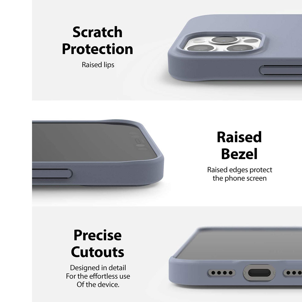 Picture of Apple iPhone 12 Pro Max 6.7 Case | Ringke Air S TPU Flexible Slim Fitting Cover Case for Apple iPhone 12 Pro Max 6.7 (Lavender Gray)