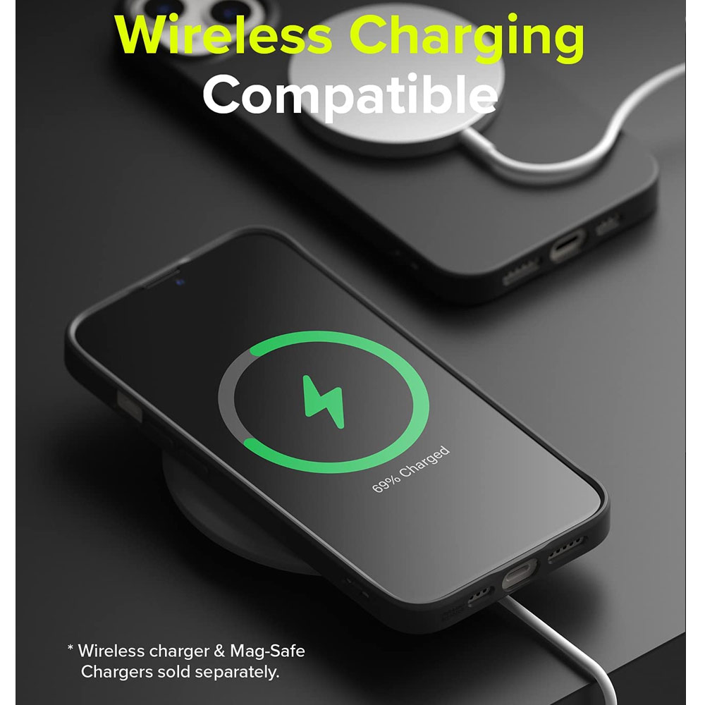 Picture of Apple iPhone 13 6.1 Case | Ringke Air S Soft TPU Protection Case for Apple iPhone 13 6.1 (Black)