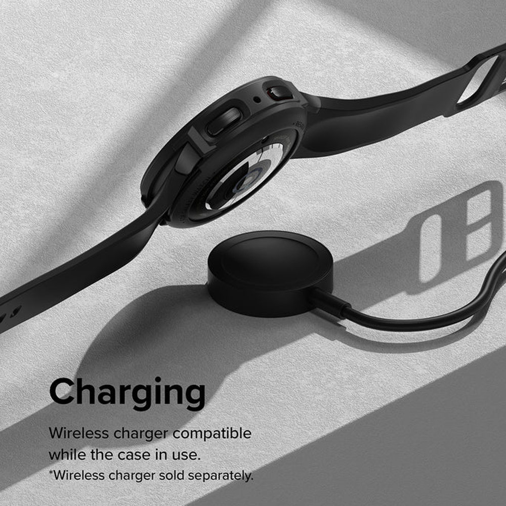 Picture of Samsung Galaxy Watch 5 Pro 45mm Case | Ringke Air Sports Flexible TPU Material Protection Case for Samsung Galaxy Watch 5 Pro Series 45mm (Black)