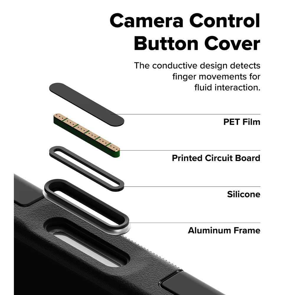 Picture of Apple iPhone 17 Pro Max 6.9 Case | Ringke Alles Magnetic Compatible Heavy Duty Drop Protection Case with Kickstand and Camera Control button cover  for iPhone 17 Pro Max 6.9 (Black)