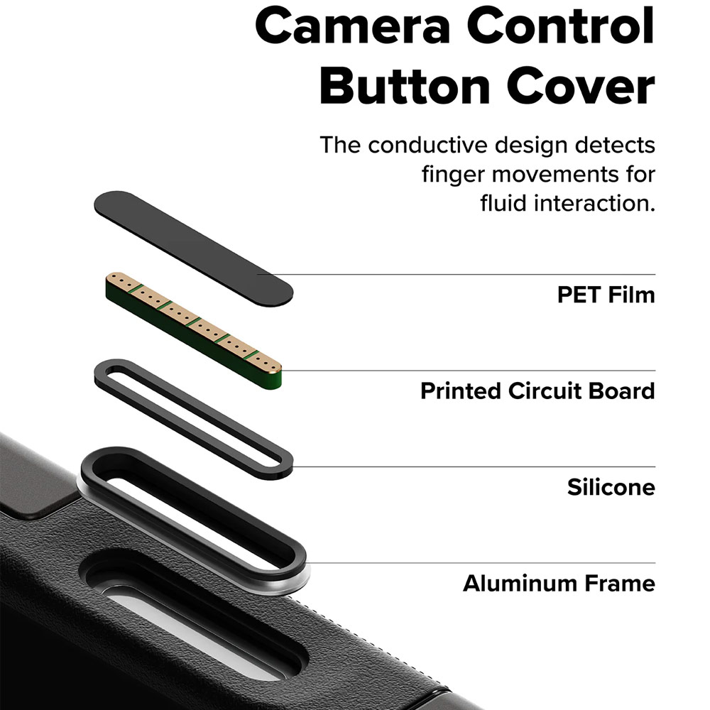 Picture of Apple iPhone 17 Pro Max 6.9 Case | Ringke Alles Magnetic Compatible Heavy Duty Drop Protection Case with Kickstand and Camera Control button cover  for iPhone 17 Pro Max 6.9 (Gunmetal)