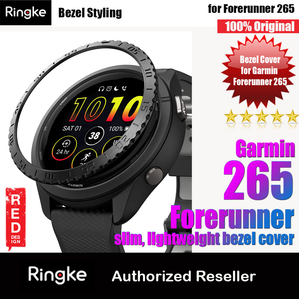 Picture of Ringke Slim and Lightweight Design Stainless Steel Bezel for Garmin Forerunner 265 (RG11) Garmin Forerunner 265- Garmin Forerunner 265 Cases, Garmin Forerunner 265 Covers, iPad Cases and a wide selection of Garmin Forerunner 265 Accessories in Malaysia, Sabah, Sarawak and Singapore 
