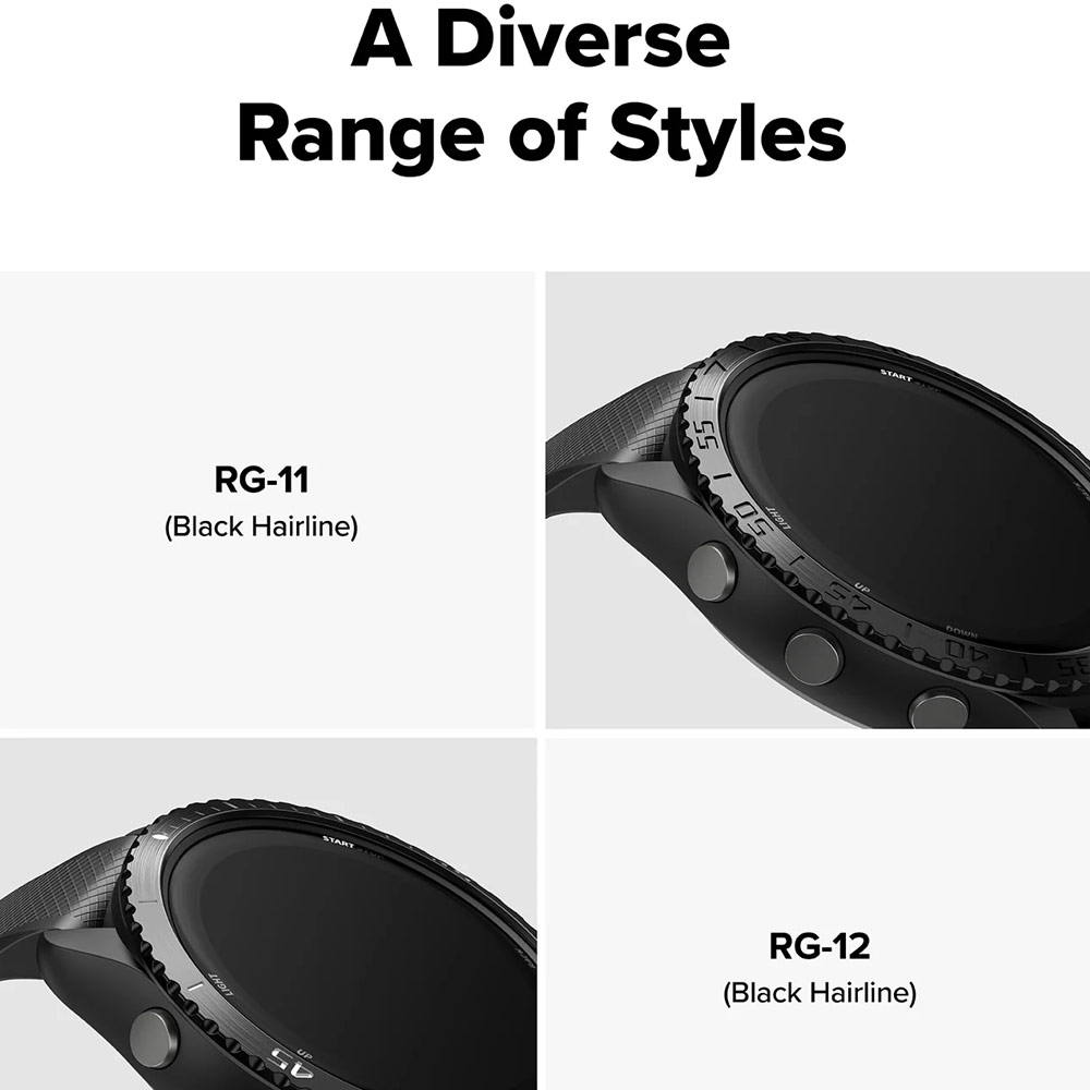 Picture of Garmin Forerunner 265  | Ringke Slim and Lightweight Design Stainless Steel Bezel for Garmin Forerunner 265 (RG11)