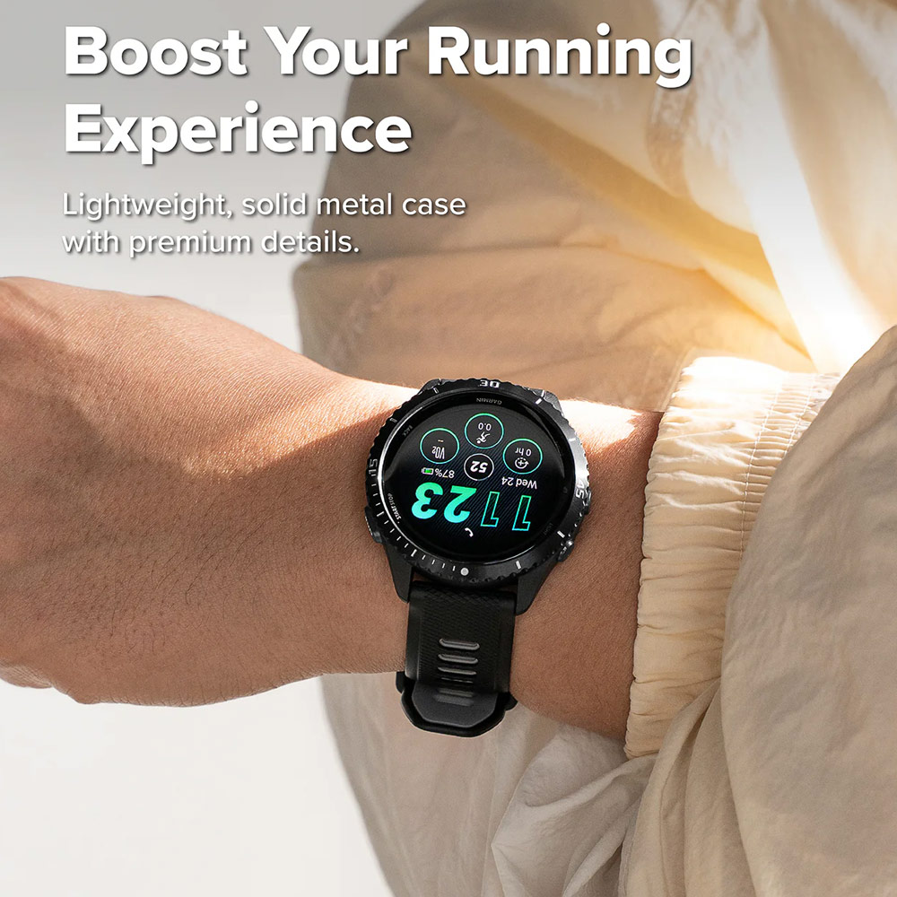 Picture of Garmin Forerunner 265  | Ringke Slim and Lightweight Design Stainless Steel Bezel for Garmin Forerunner 265 (RG12)
