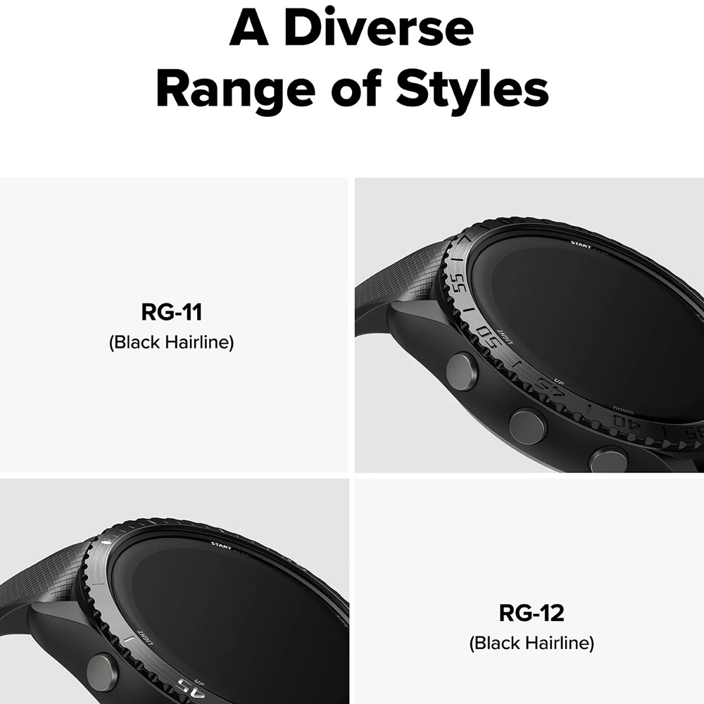 Picture of Garmin Forerunner 265  | Ringke Slim and Lightweight Design Stainless Steel Bezel for Garmin Forerunner 265 (RG12)