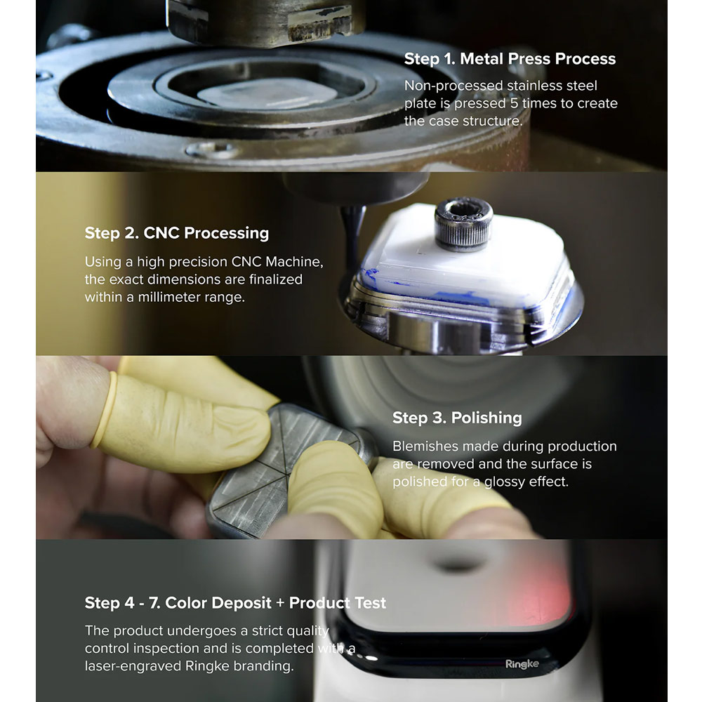 Picture of Garmin Forerunner 265  | Ringke Slim and Lightweight Design Stainless Steel Bezel for Garmin Forerunner 265 (RG12)