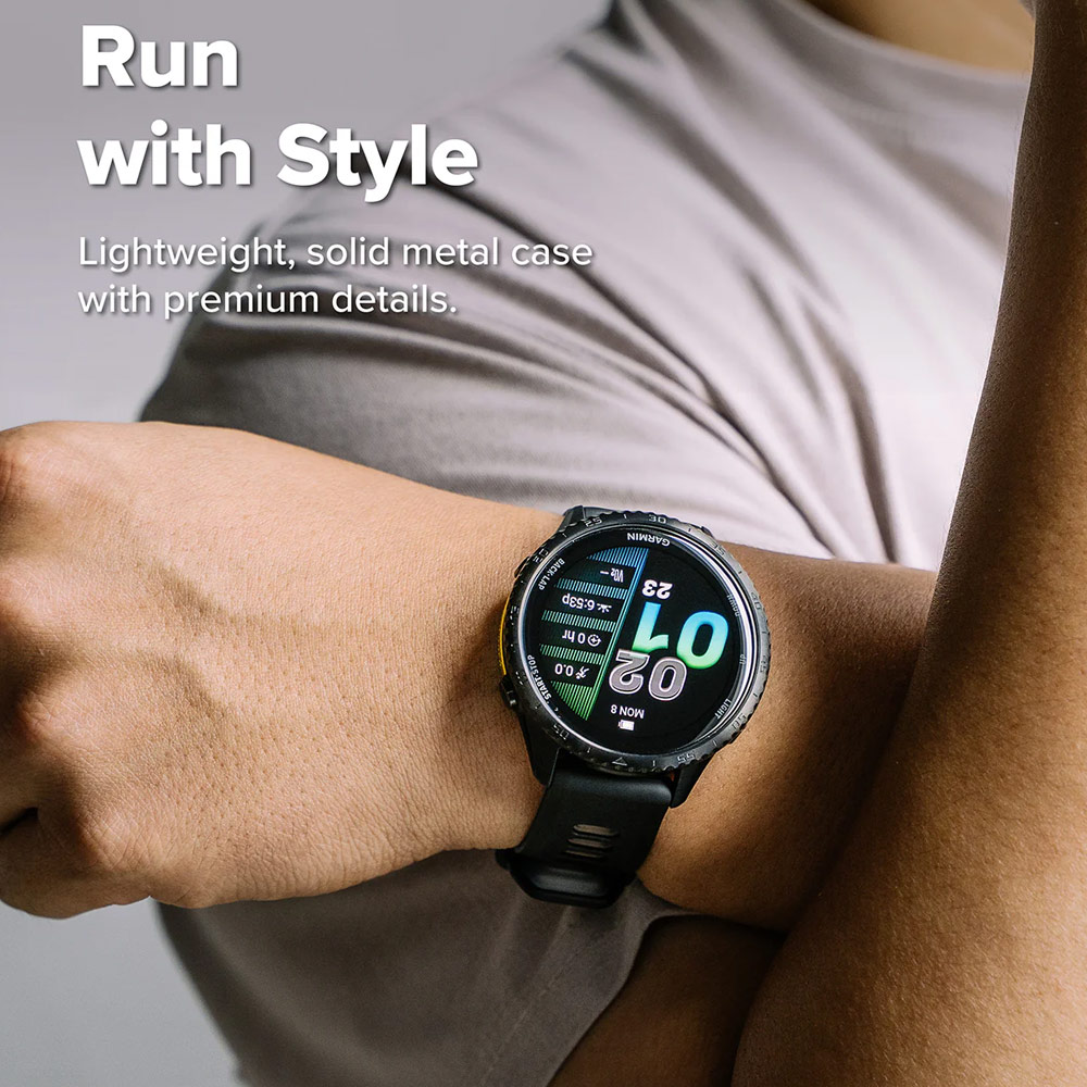 Picture of Garmin Forerunner 970  | Ringke Slim and Lightweight Design Stainless Steel Bezel for Garmin Forerunner 970 (RG01)