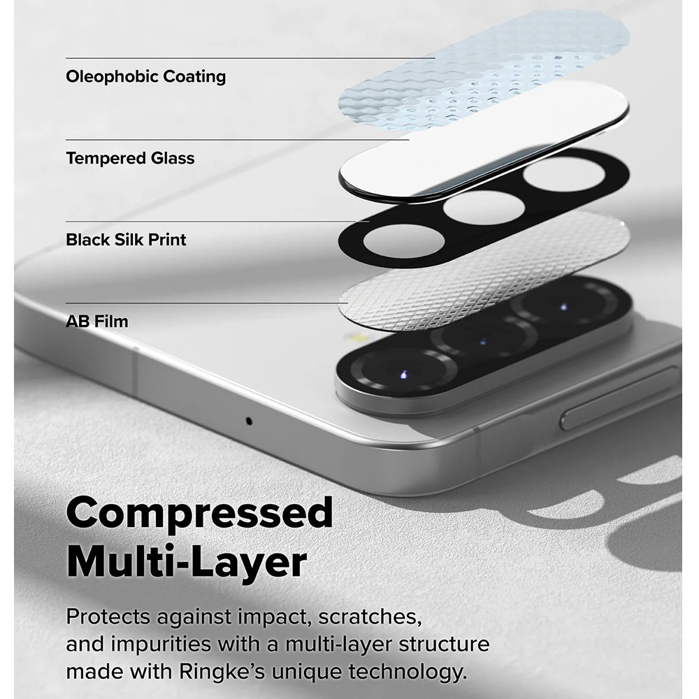 Picture of Samsung Galaxy A36  | Ringke Camera Full Covered Glass Protector for Samsung Galaxy A36 (2pcs)