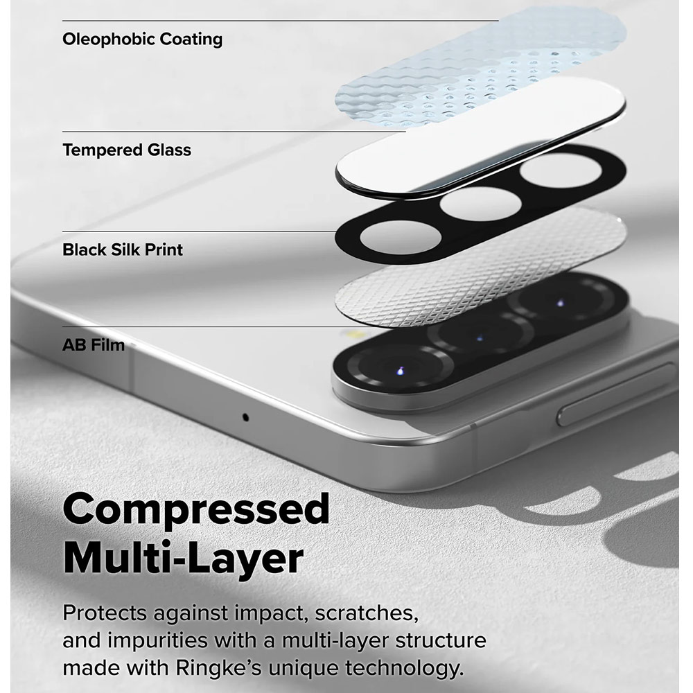 Picture of Samsung Galaxy A56  | Ringke Camera Full Covered Glass Protector for Samsung Galaxy A56 (2pcs)