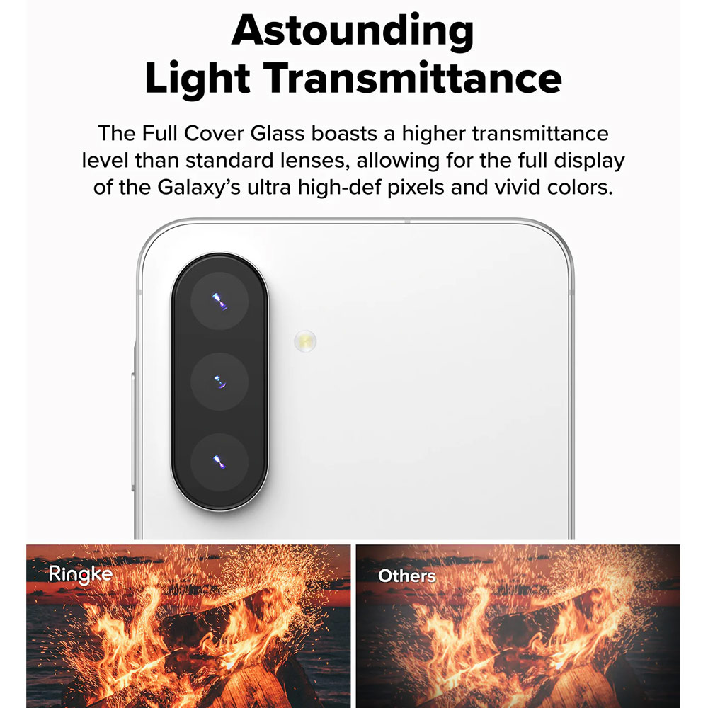 Picture of Samsung Galaxy A56  | Ringke Camera Full Covered Glass Protector for Samsung Galaxy A56 (2pcs)