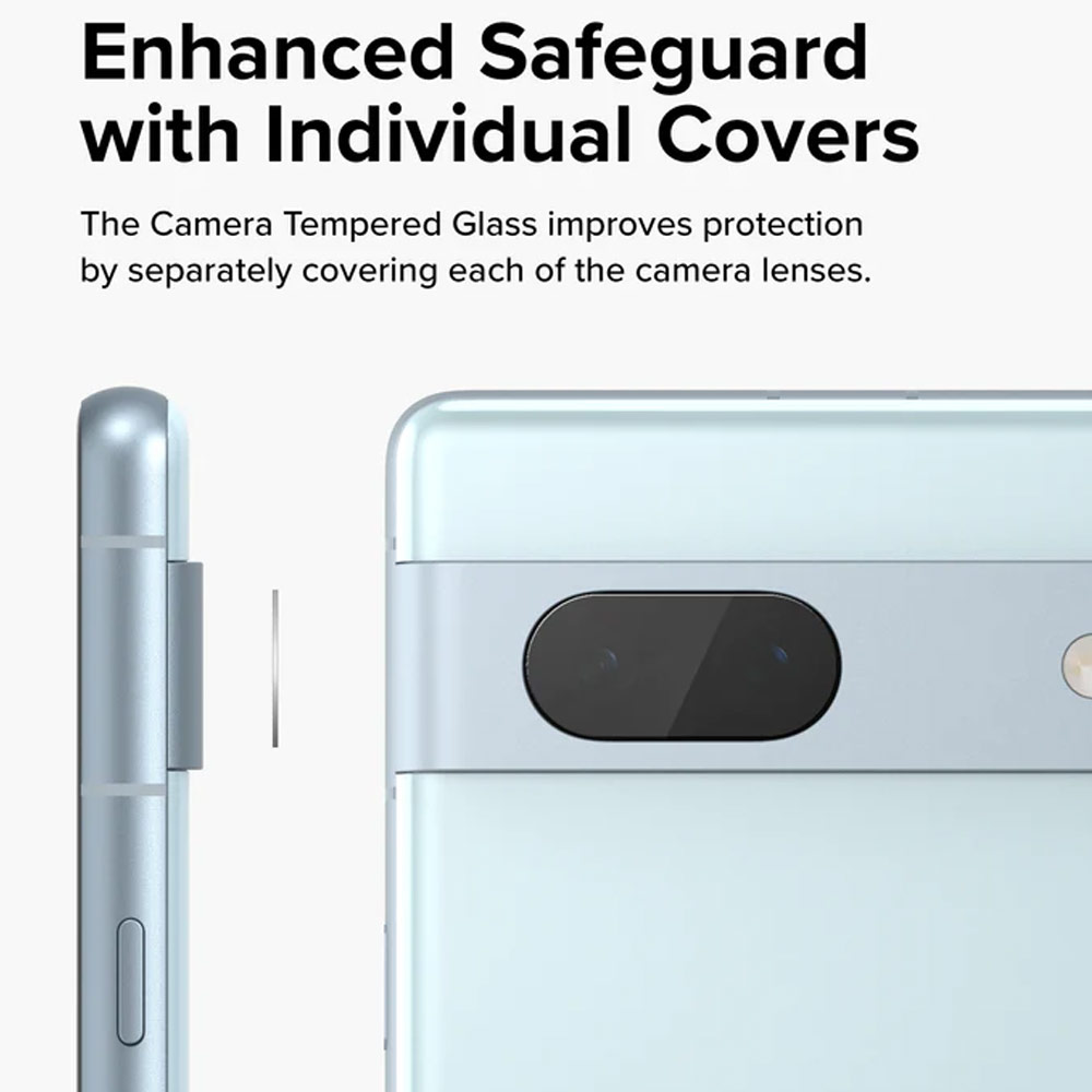 Picture of Google Pixel 7a  | Ringke Camera Protector Glass Tempered Glass for Google Pixel 7a (3pcs Pack)