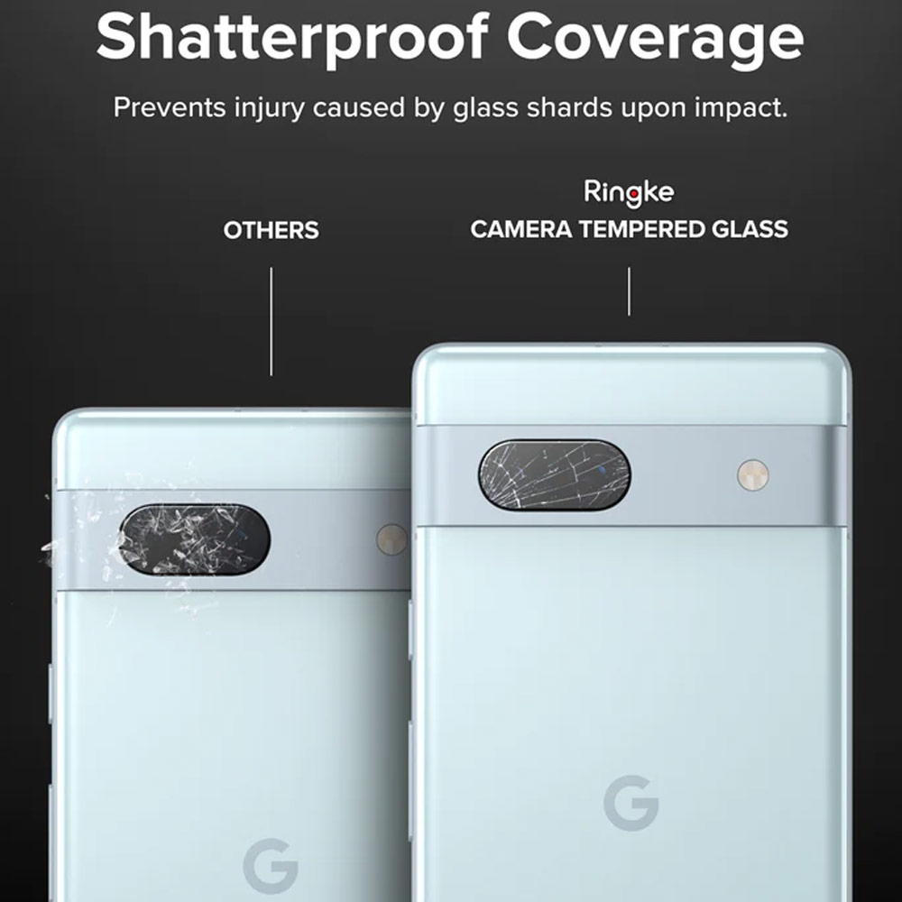 Picture of Google Pixel 7a  | Ringke Camera Protector Glass Tempered Glass for Google Pixel 7a (3pcs Pack)