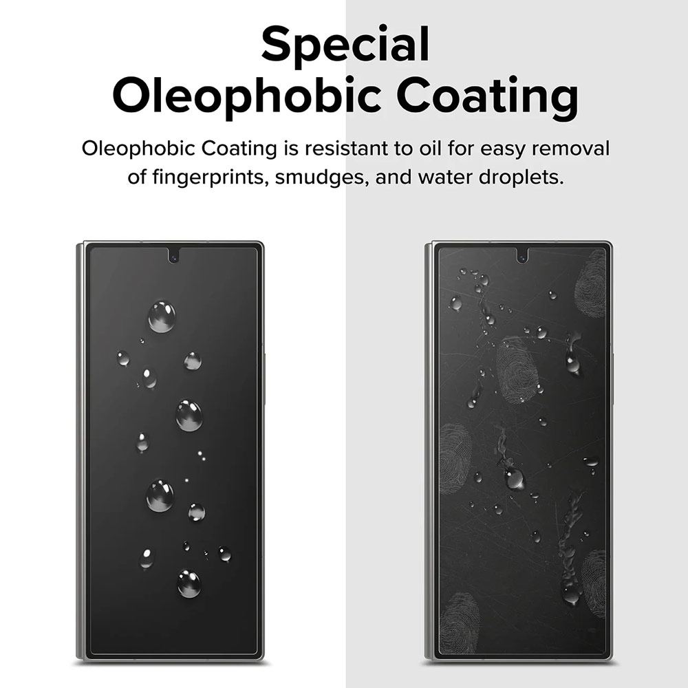 Picture of Samsung Galaxy Z Fold 6 Screen Protector | Ringke Cover Display Glass Screen Protector for Samsung Galaxy Z Fold 6 (2pcs Pack)