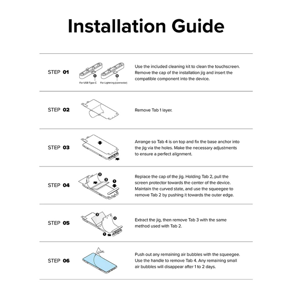 Picture of Google Pixel 7a Screen Protector | Ringke Dual Easy Film TPU Screen Protector for Google Pixel 7a (2pcs Pack)