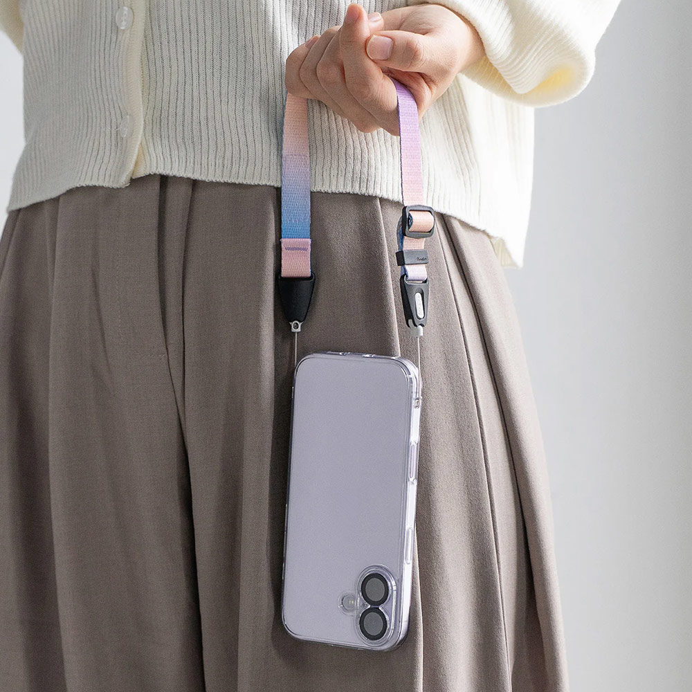 Picture of Ringke High density polyester Dual Hand Strap for Perfect for daily use traveling hiking smartphone Jisulife Portable Handheld Fan Strap (Aurora)