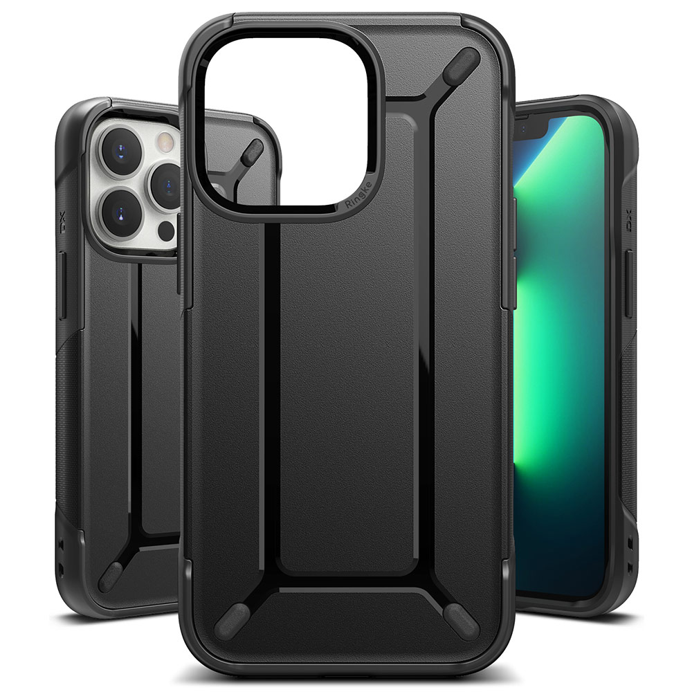 Picture of Apple iPhone 13 Pro Max 6.7 Case | Ringke DX Drop Protection Case Anti Finger Print Case for Apple iPhone 13 Pro Max 6.7 (Black)