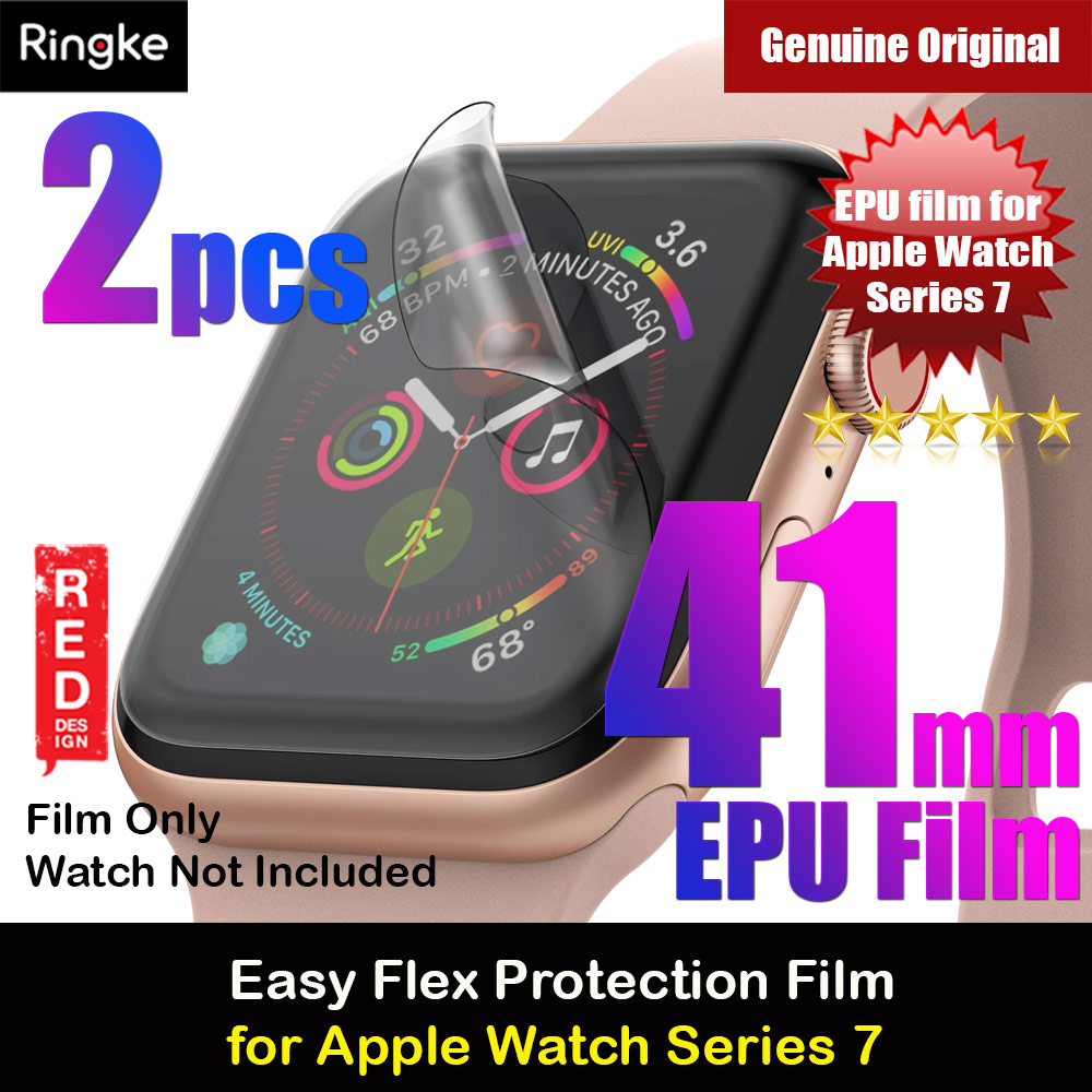 Picture of Ringke Easy Flex High Flexibility EPU film Screen Protector for Apple Watch Series 7 8 9 41mm Series 4 5 6 40mm (2 PACK) Apple Watch 40mm- Apple Watch 40mm Cases, Apple Watch 40mm Covers, iPad Cases and a wide selection of Apple Watch 40mm Accessories in Malaysia, Sabah, Sarawak and Singapore 