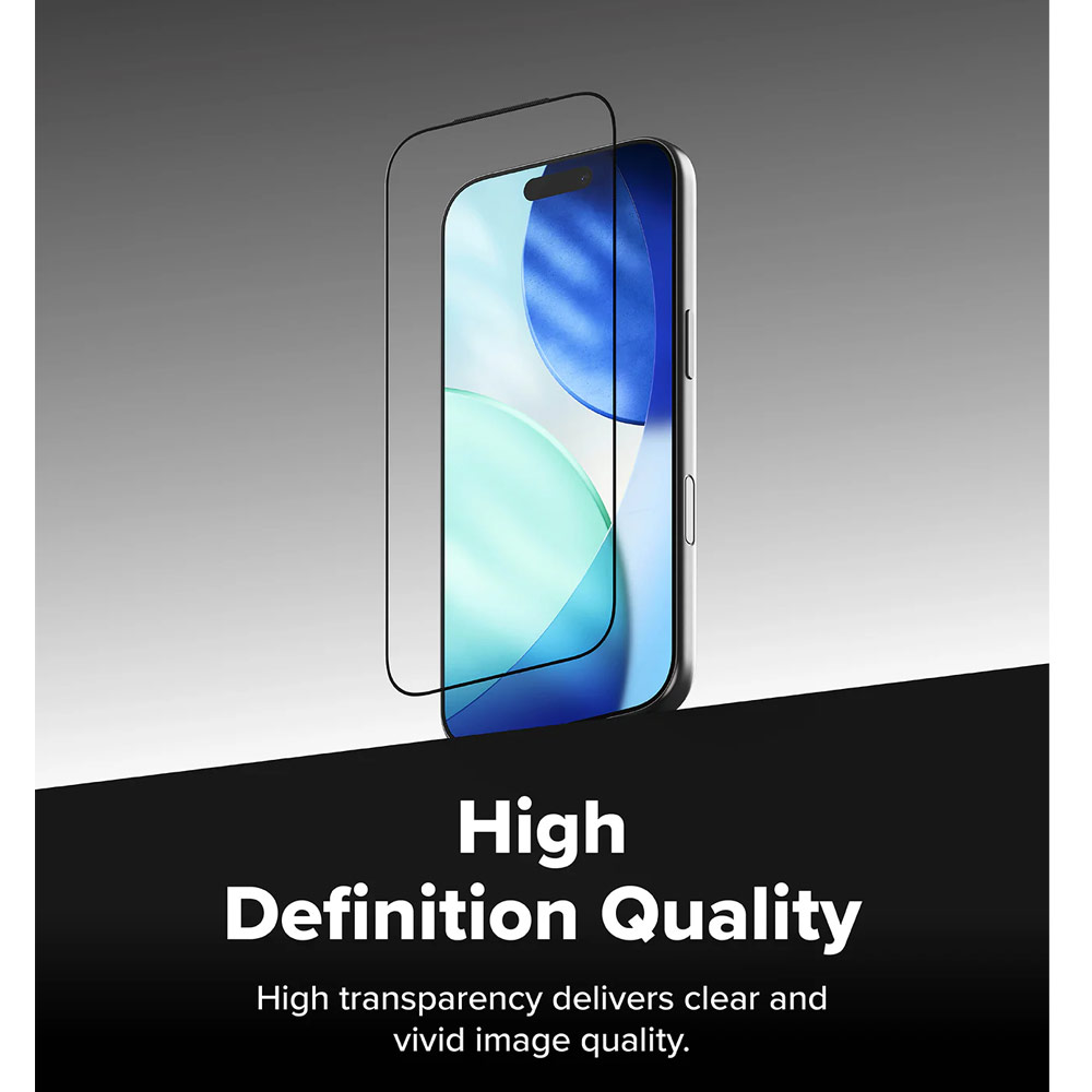 Picture of Apple iPhone 17 Pro 6.3 Screen Protector | Ringke Easy Slide Tempered Glass Screen Protector for iPhone 17 Pro Max 6.3 (Anti Reflection)