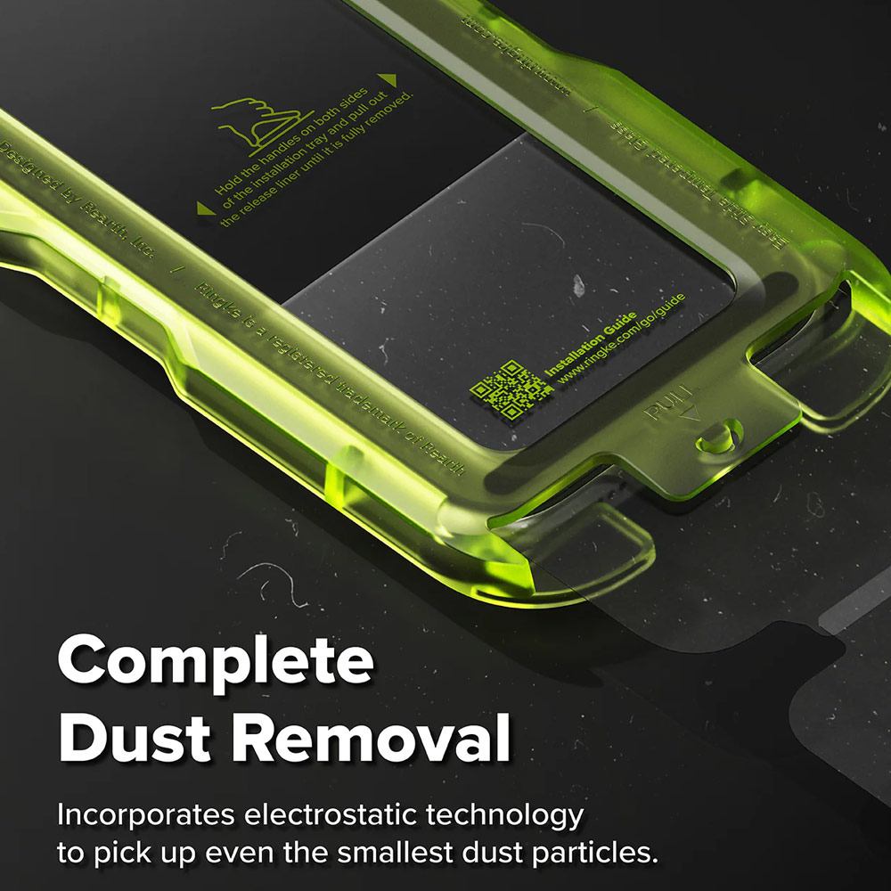 Picture of Apple iPhone 17 6.3 Screen Protector | Ringke Easy Slide Privacy Tempered Glass Screen Protector for iPhone 17 6.3  (Privacy) 2pcs