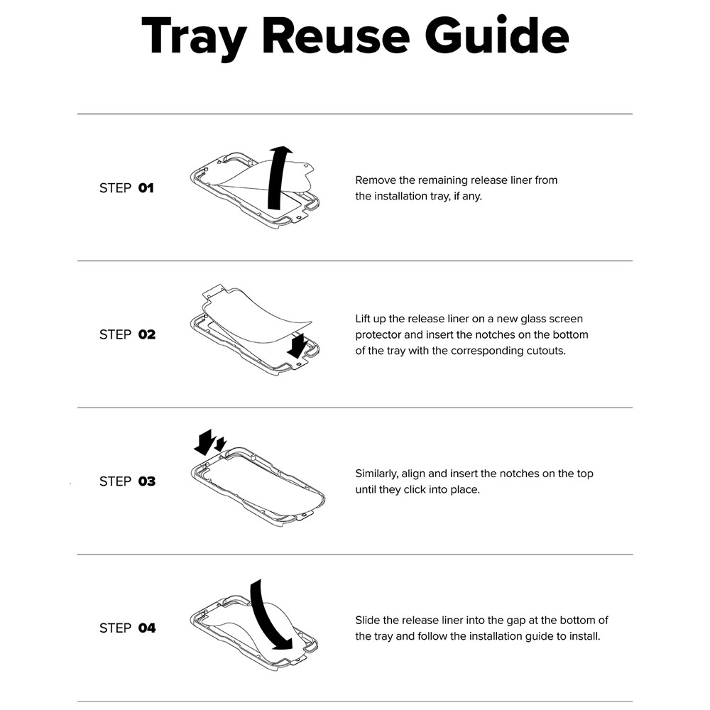 Picture of Apple iPhone 17 6.3 Screen Protector | Ringke Easy Slide Privacy Tempered Glass Screen Protector for iPhone 17 6.3  (Privacy) 2pcs